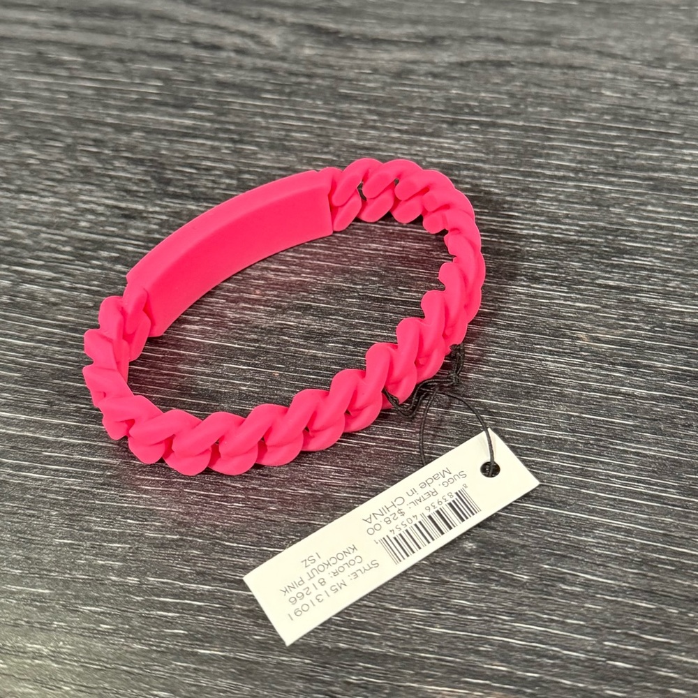 Marc Jacobs Silicone Bracelet Pink - Picture 4 of 6